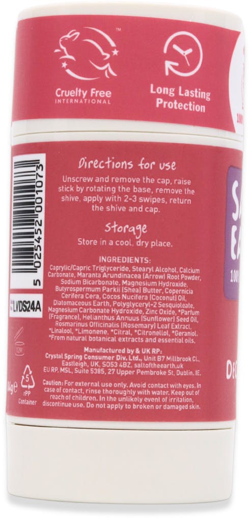Salt of the Earth Lavender & Vanilla Deodorant Stick 84g - 3