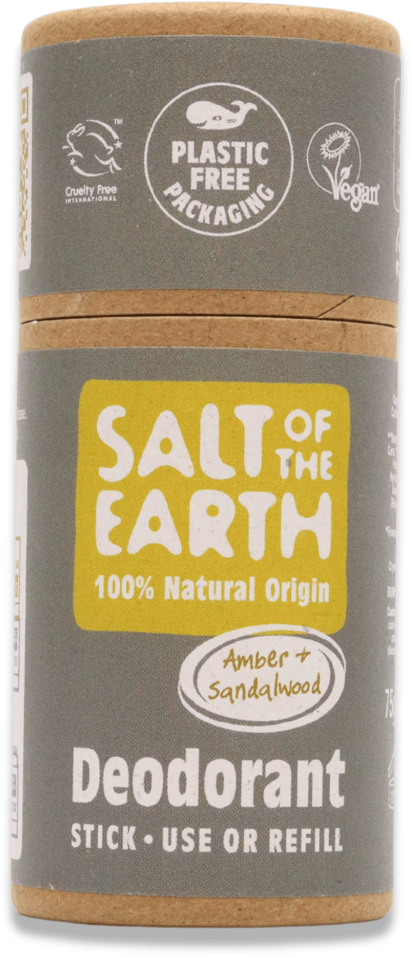 Salt of the Earth Amber & Sandalwood Deodorant Stick Refill 75g