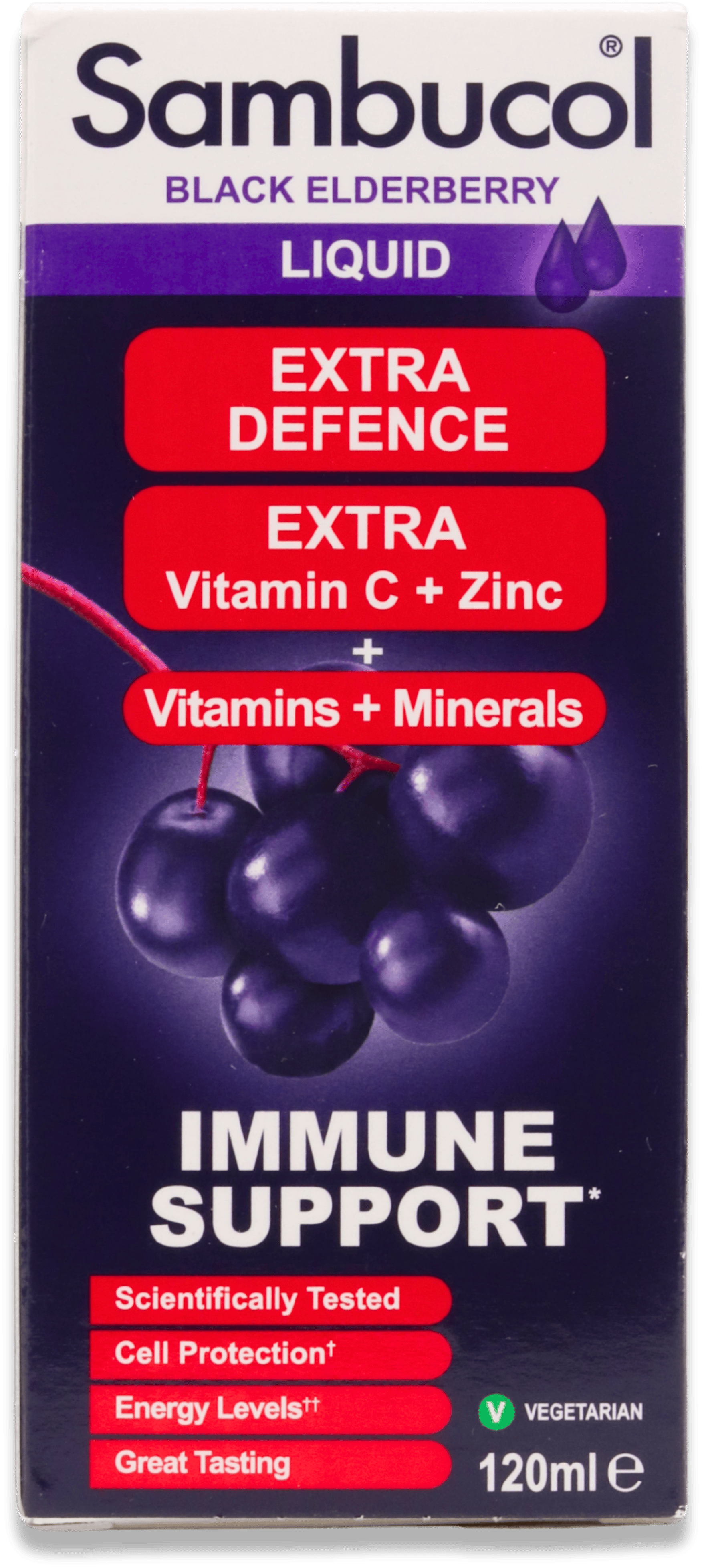 Sambucol Extra Defence Black Elderberry 120ml