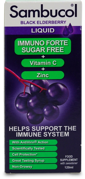 Photos - Vitamins & Minerals Sambucol Immuno Forte Sugar Free 120ml