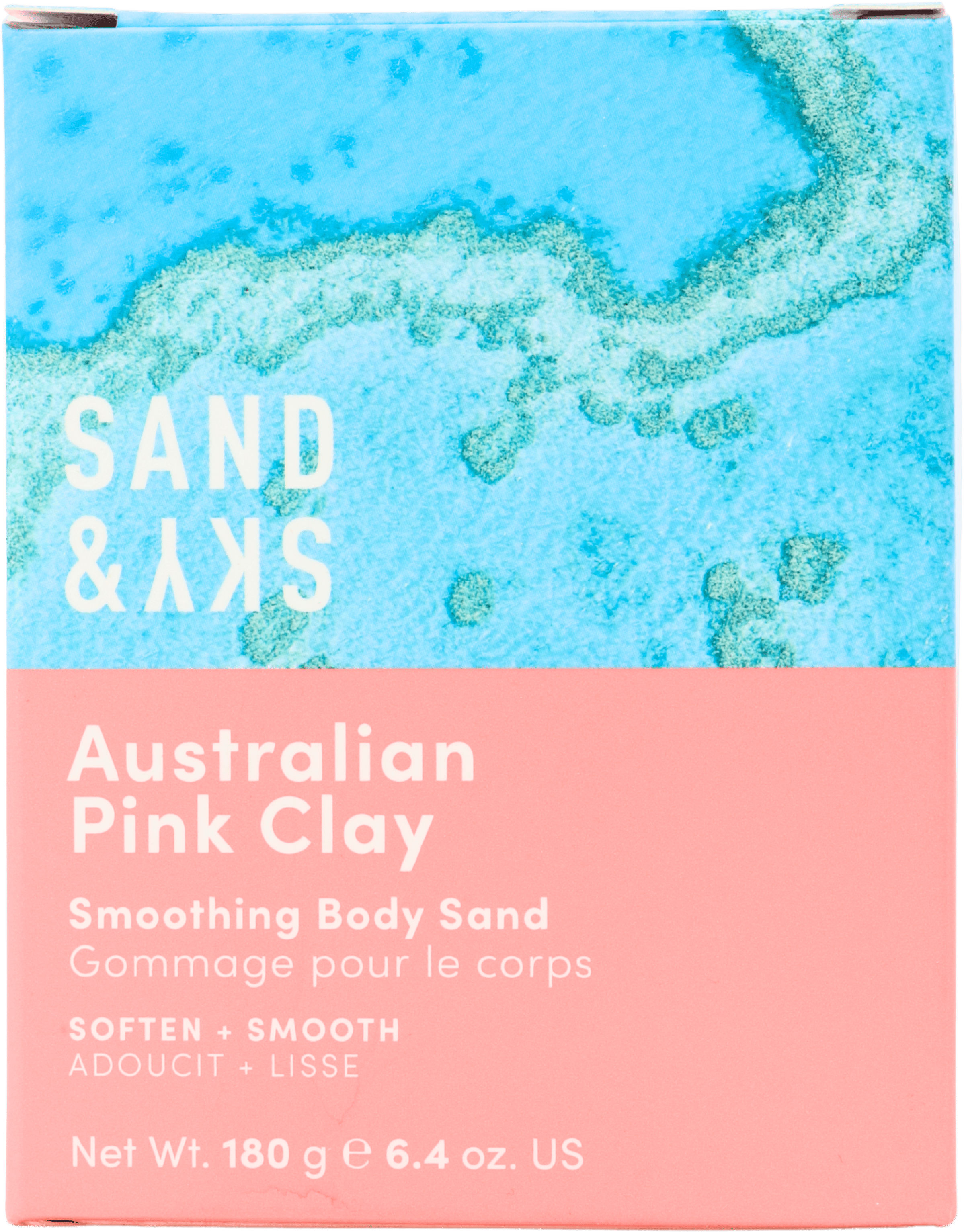 Sand and Sky Smoothing Body Sand Australian Pink Clay 180g