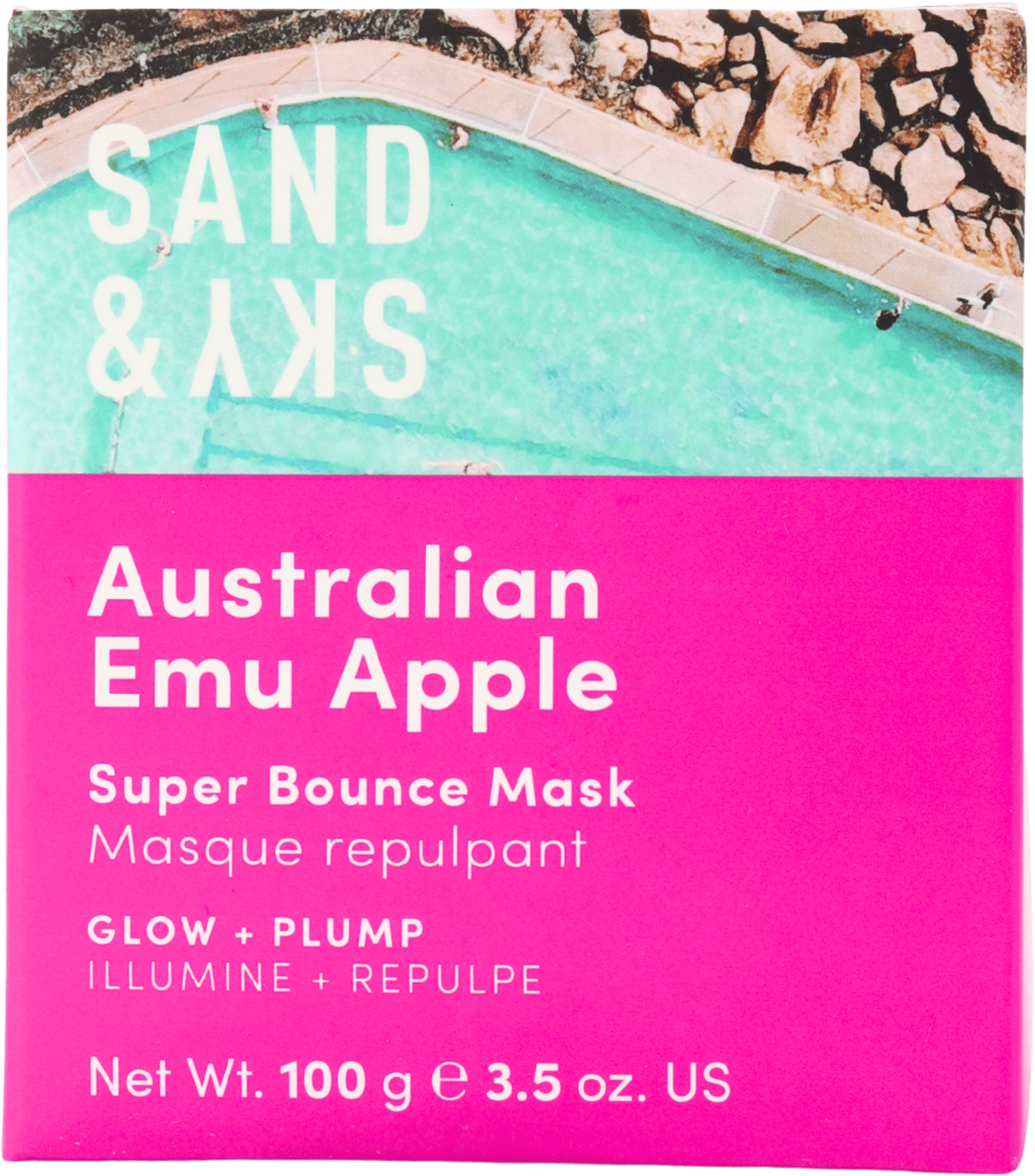 Sand and Sky Super Bounce Mask Australian Emu Apple 100g