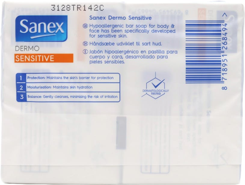 Sanex Bar Soap Dermo Protect Sensitive 90g 2 Pack - 2