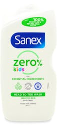 Sanex Zero % Kids Head To Toe Wash 450ml