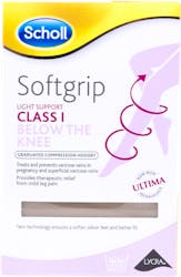 Scholl Softgrip C1 Knee Open Toe Natural Large