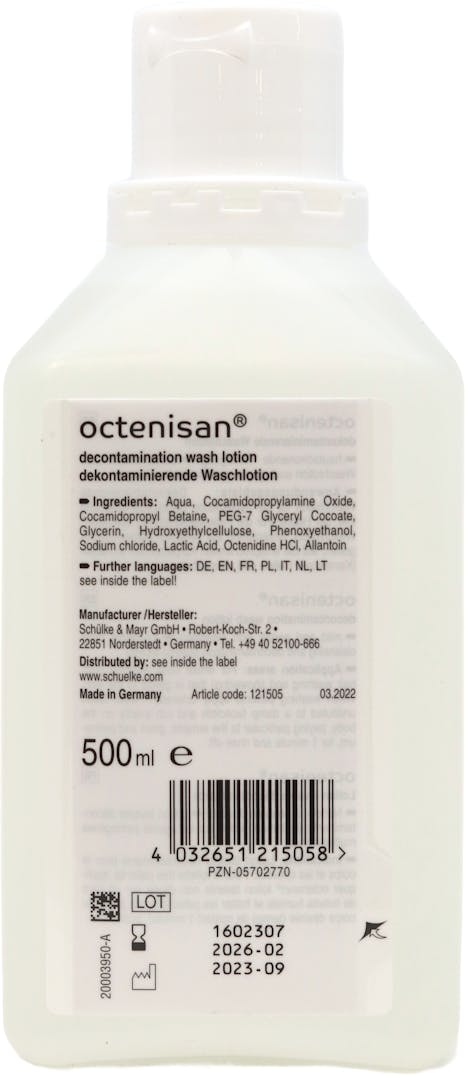 Schulke Octenisan Wash Lotion 500ml - 2