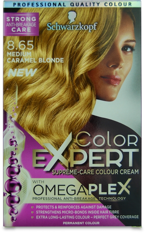 Photos - Hair Dye Schwarzkopf Color Expert Omegaplex Medium Caramel Blonde 8.65 