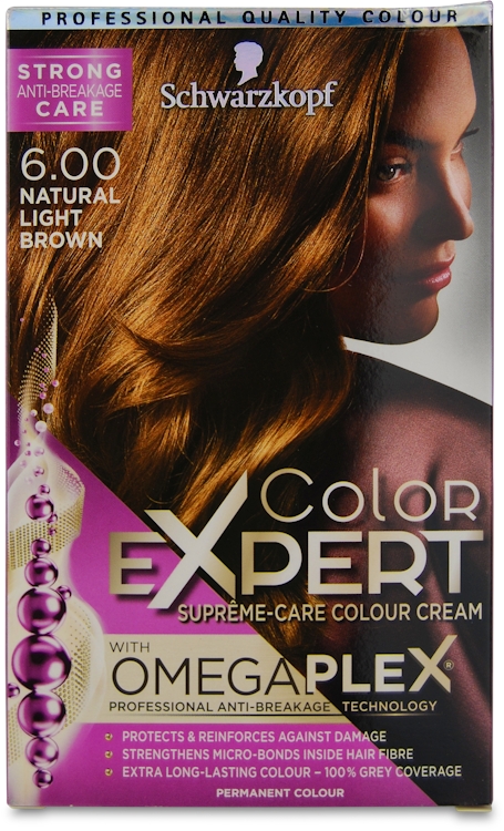 Photos - Hair Dye Schwarzkopf Color Expert Omegaplex Natural Light Brown 6.0 