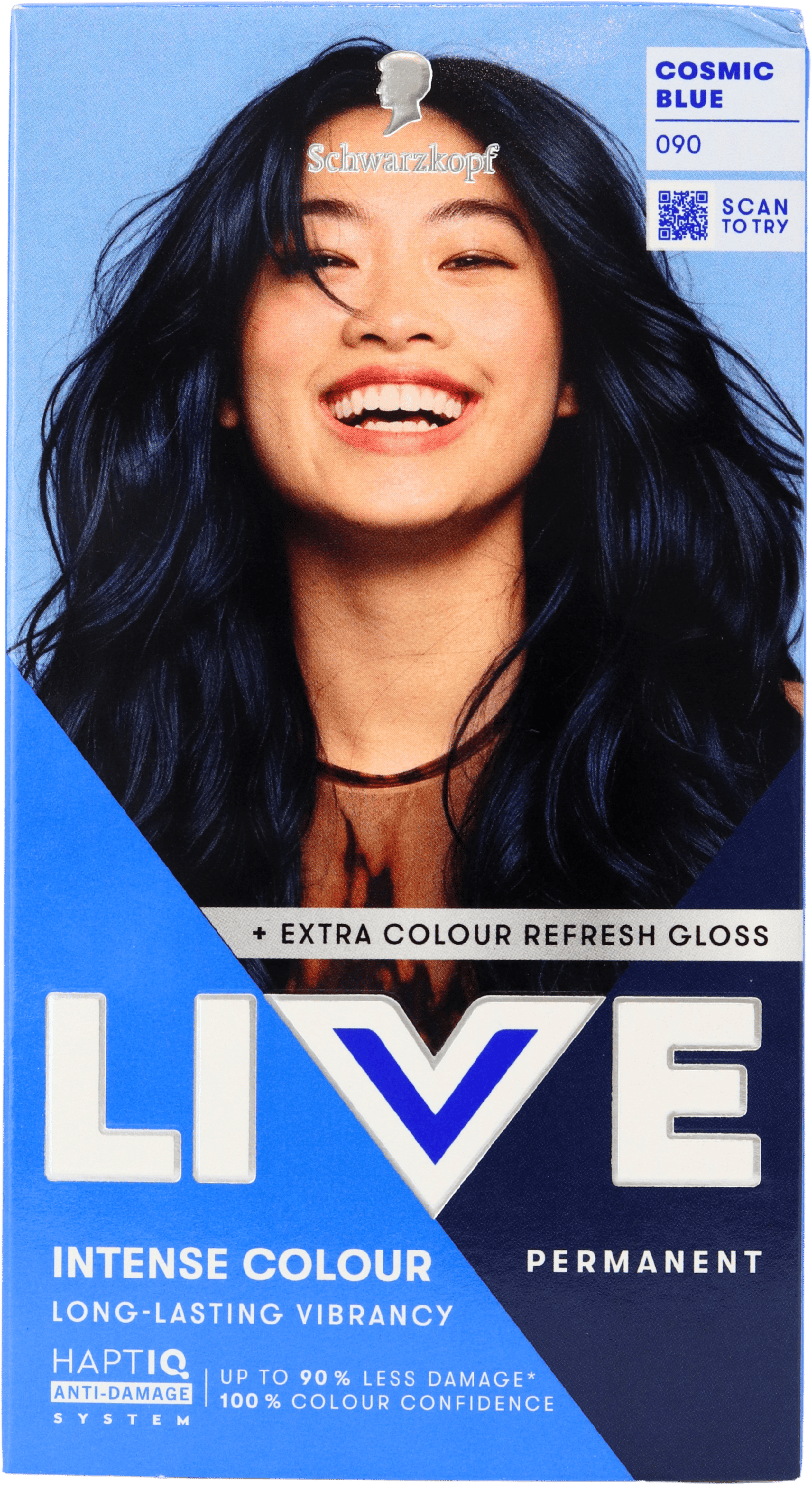 Schwarzkopf Live 90 Cosmic Blue