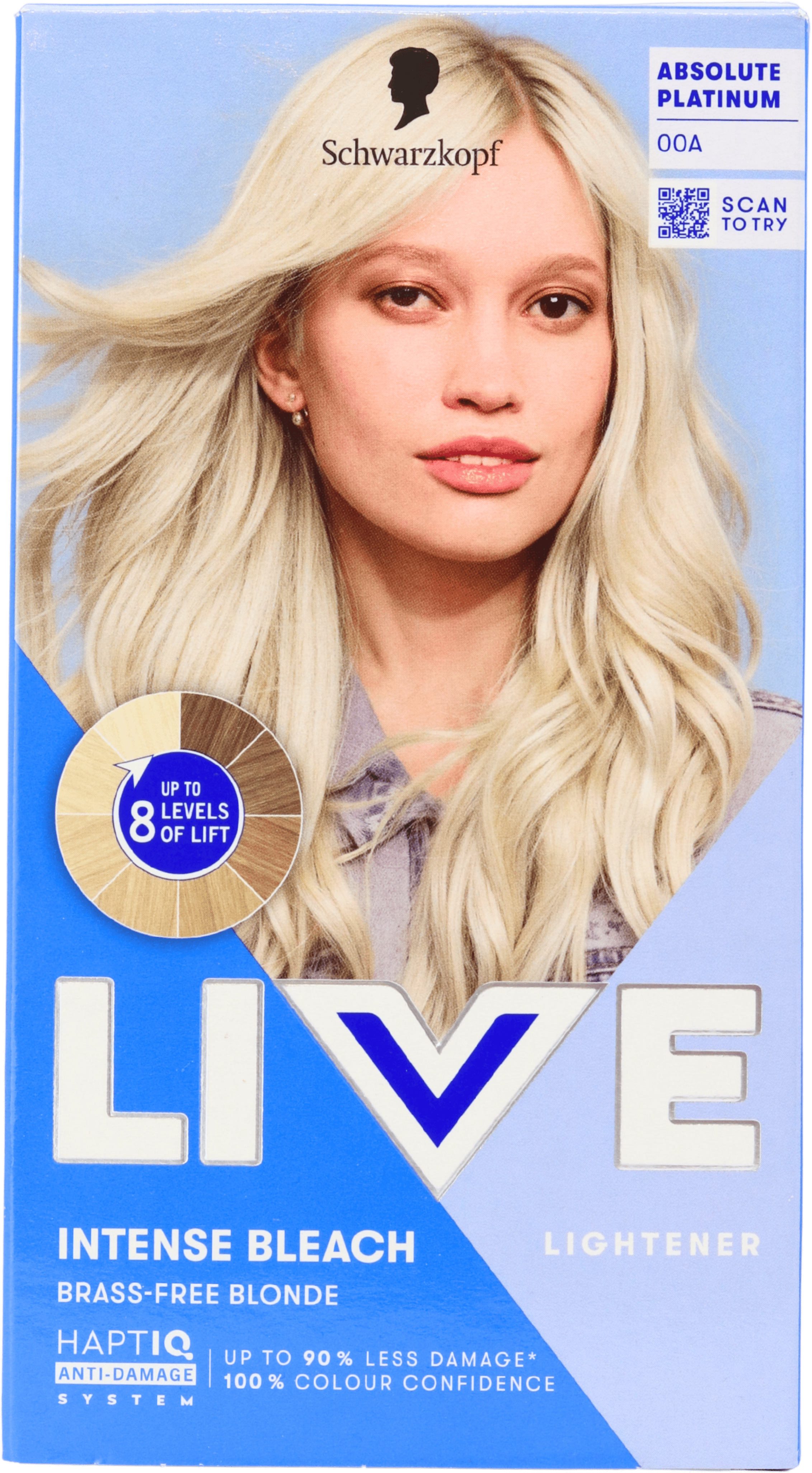 Schwarzkopf Live Intense Lightener 00A Absolute Platinum