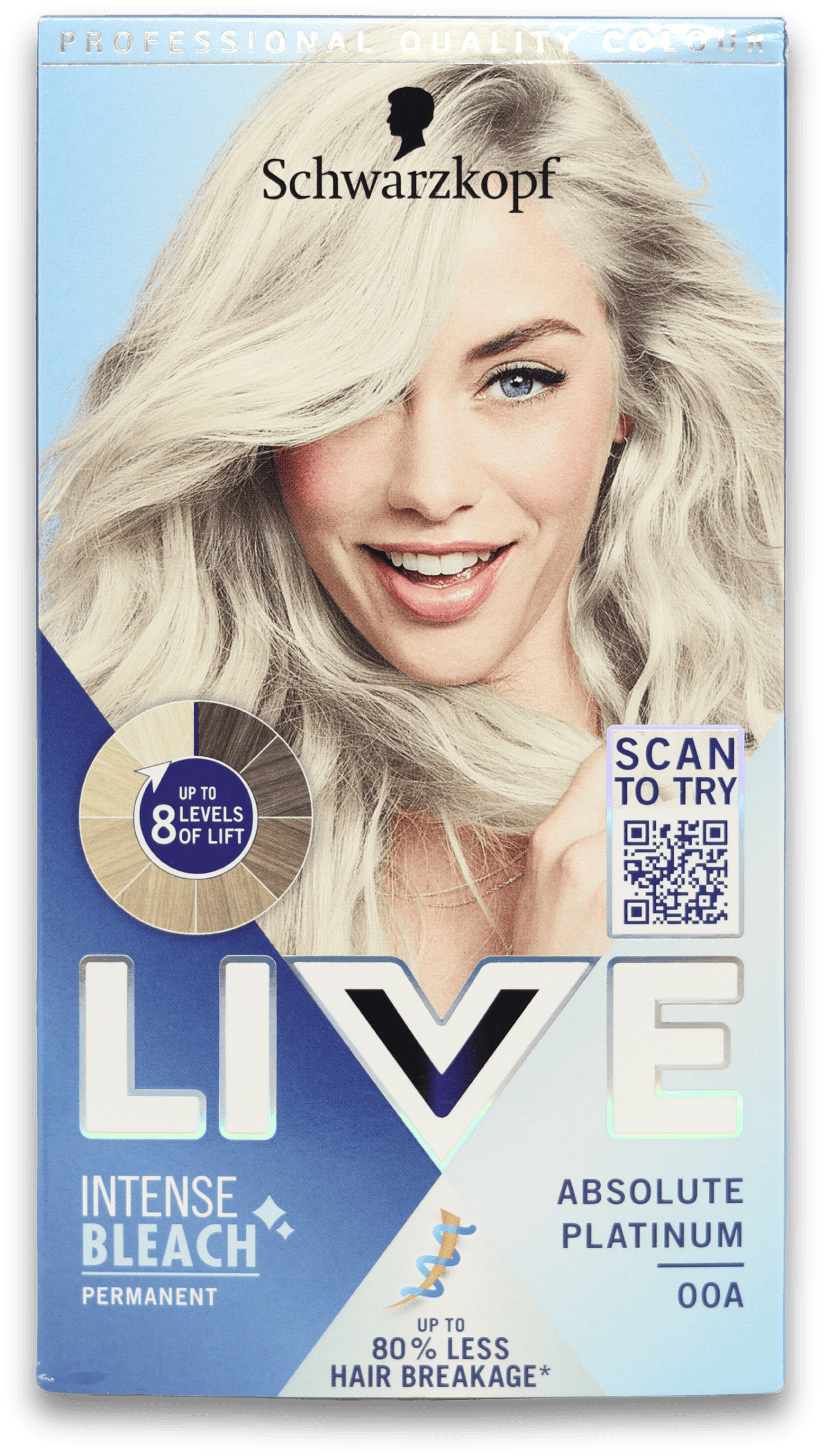 Schwarzkopf Live Intense Lightener 00A Absolute Platinum