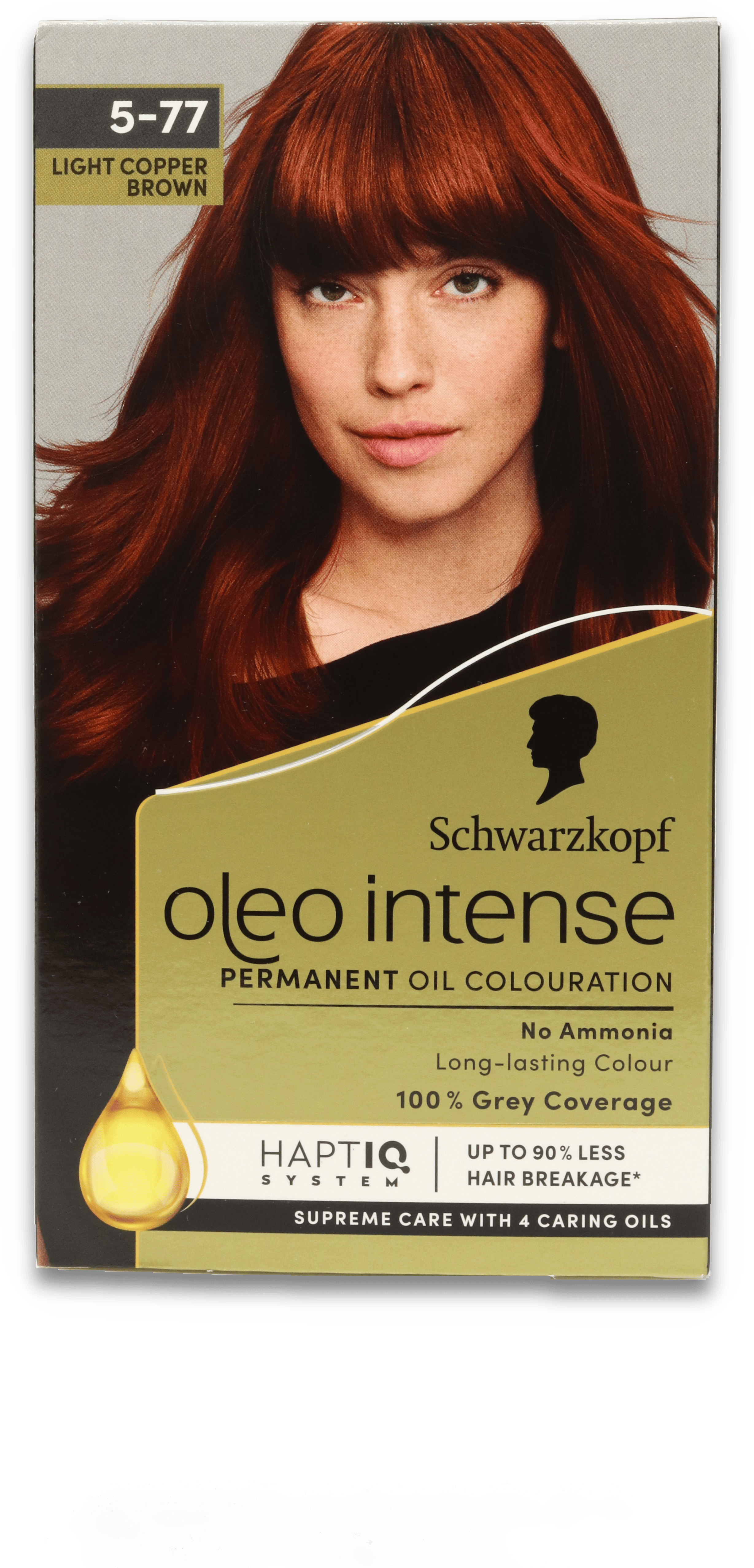Schwarzkopf Oleo Intense 5-77 Light Copper Brown Permanent Oil Colouration