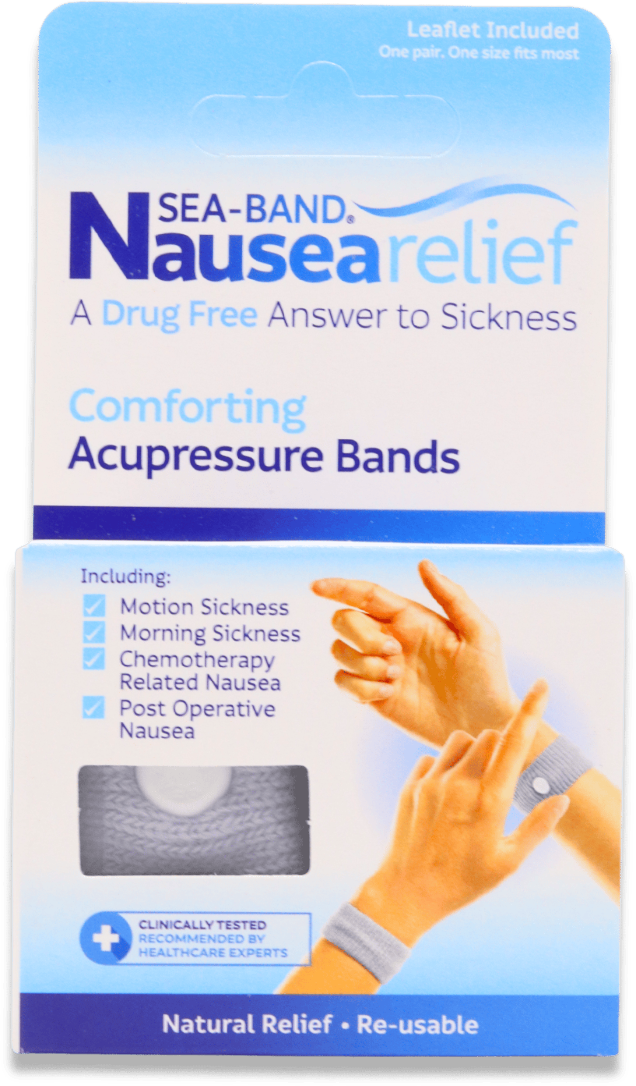Sea-Band Nausearelief Comforting Acupressure Bands
