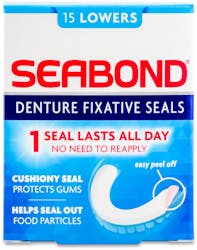Seabond Denture Fixative Seals 15 Lowers