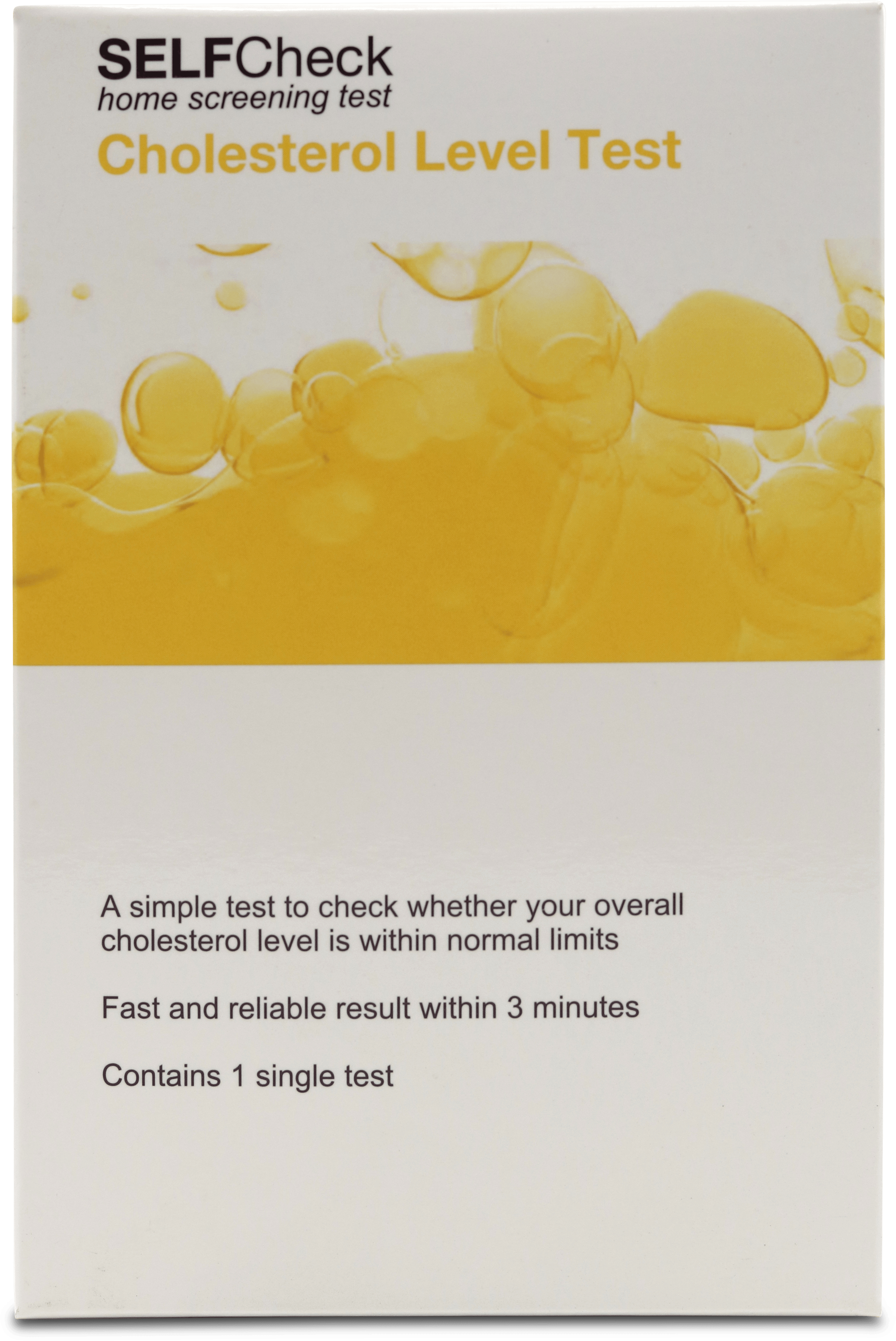 SelfCheck Cholesterol Level Test Kit