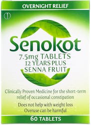 Senokot 7.5mg 12 Years Plus 60 Tablets