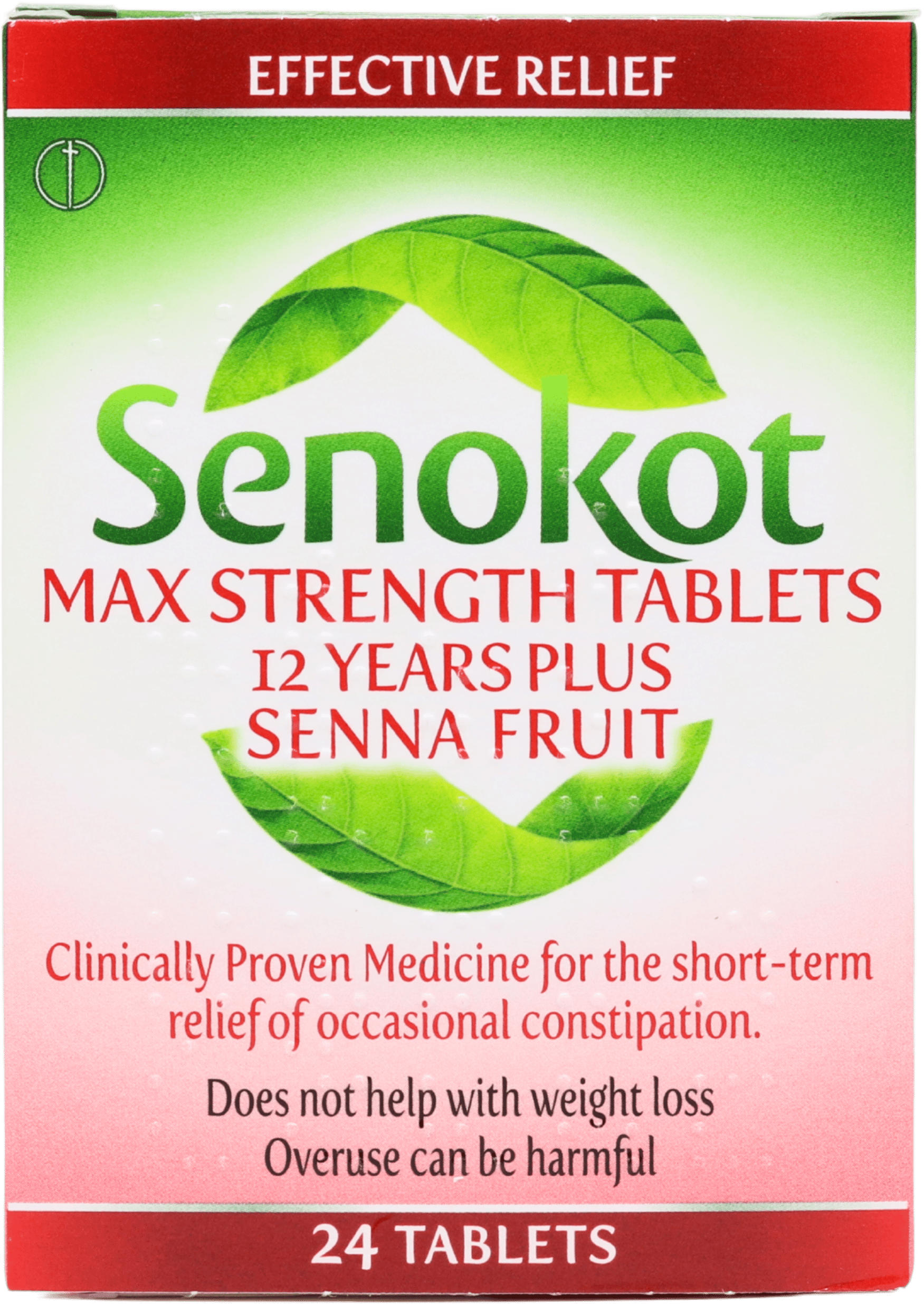 Senokot Max Strength Tablets 12 Years Plus 24 Pack
