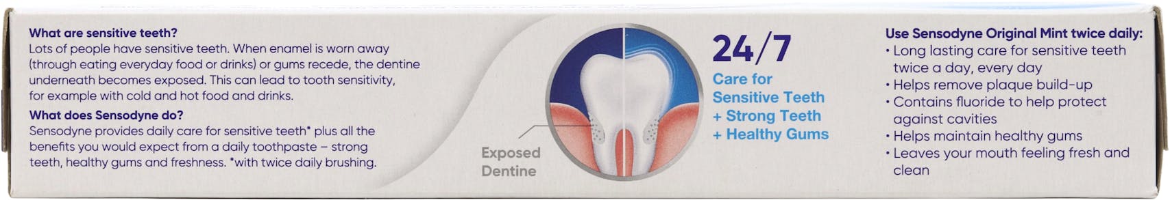 Sensodyne Daily Care Original Mint Toothpaste 75ml - 2