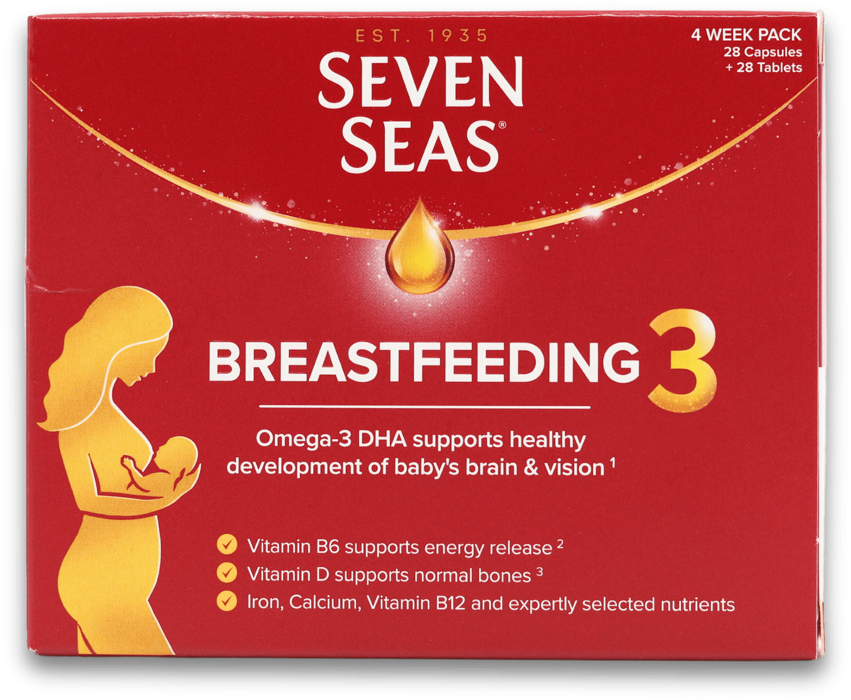 Seven Seas Breastfeeding Stage 3 4 Week Pack 28 Capsules + 28 Tablets