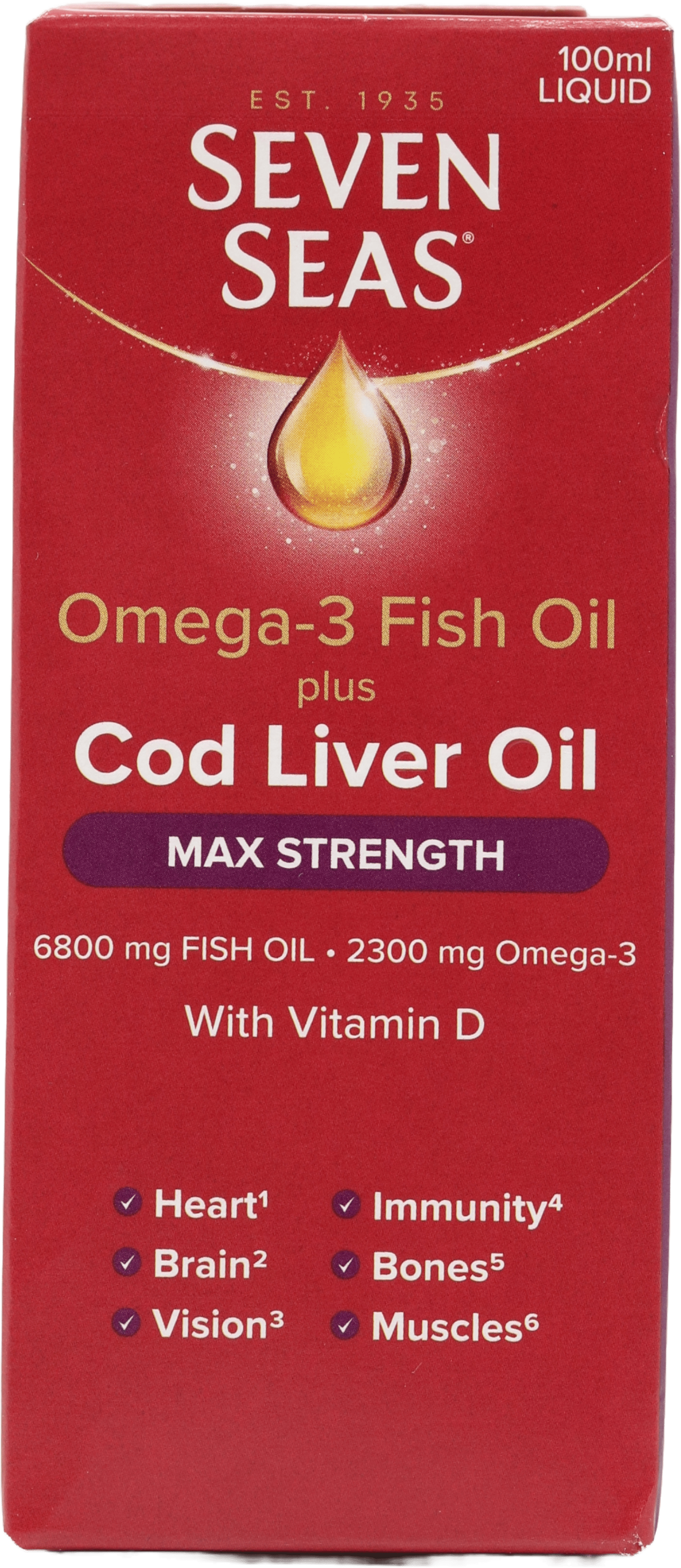 Seven Seas Cod Liver Oil Max Strength 100ml
