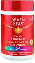 Seven Seas One-A-Day Cod Liver Oil Plus Multivitamins 30 Capsules