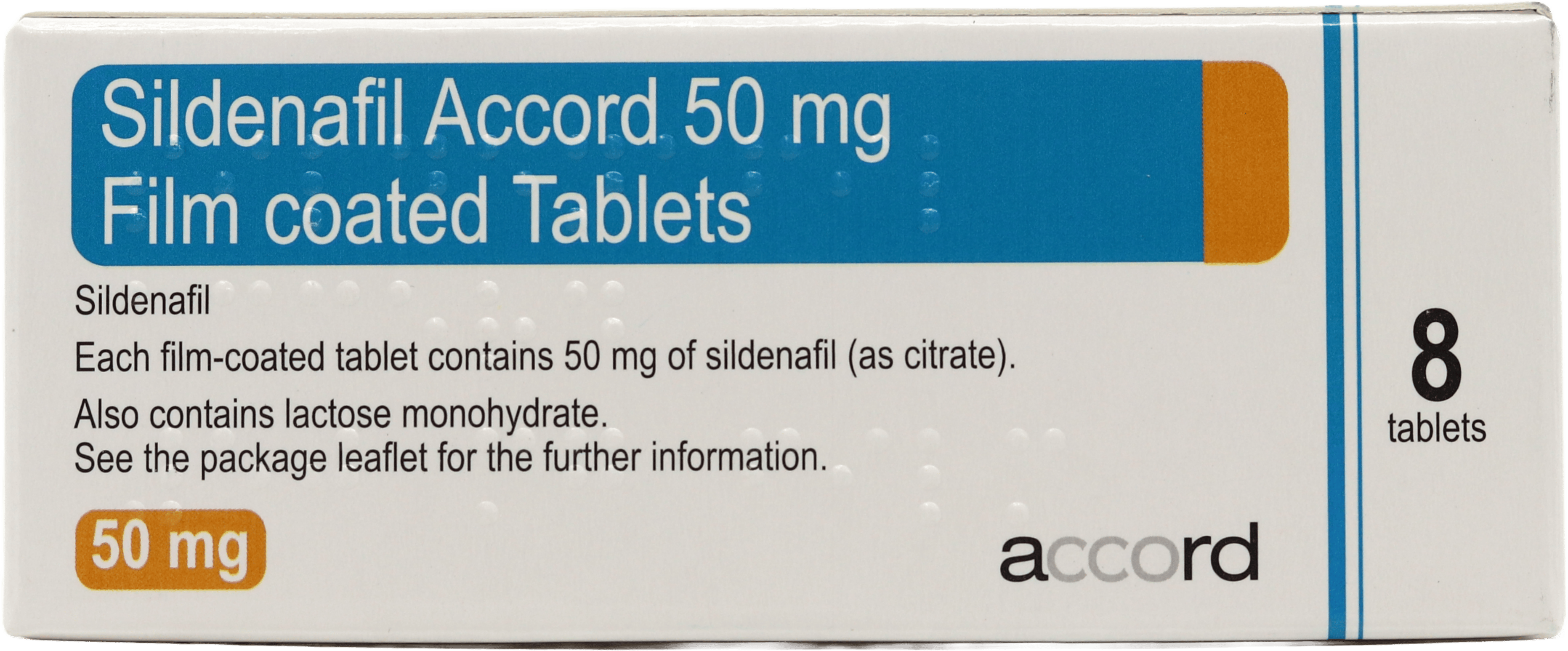 Sildenafil Accord 50mg 8 Tablets