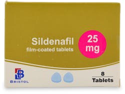 Sildenafil Film-Coated Tablets 25mg 8 Tablets