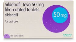Sildenafil Teva 50mg (PGD) 4 Tablets