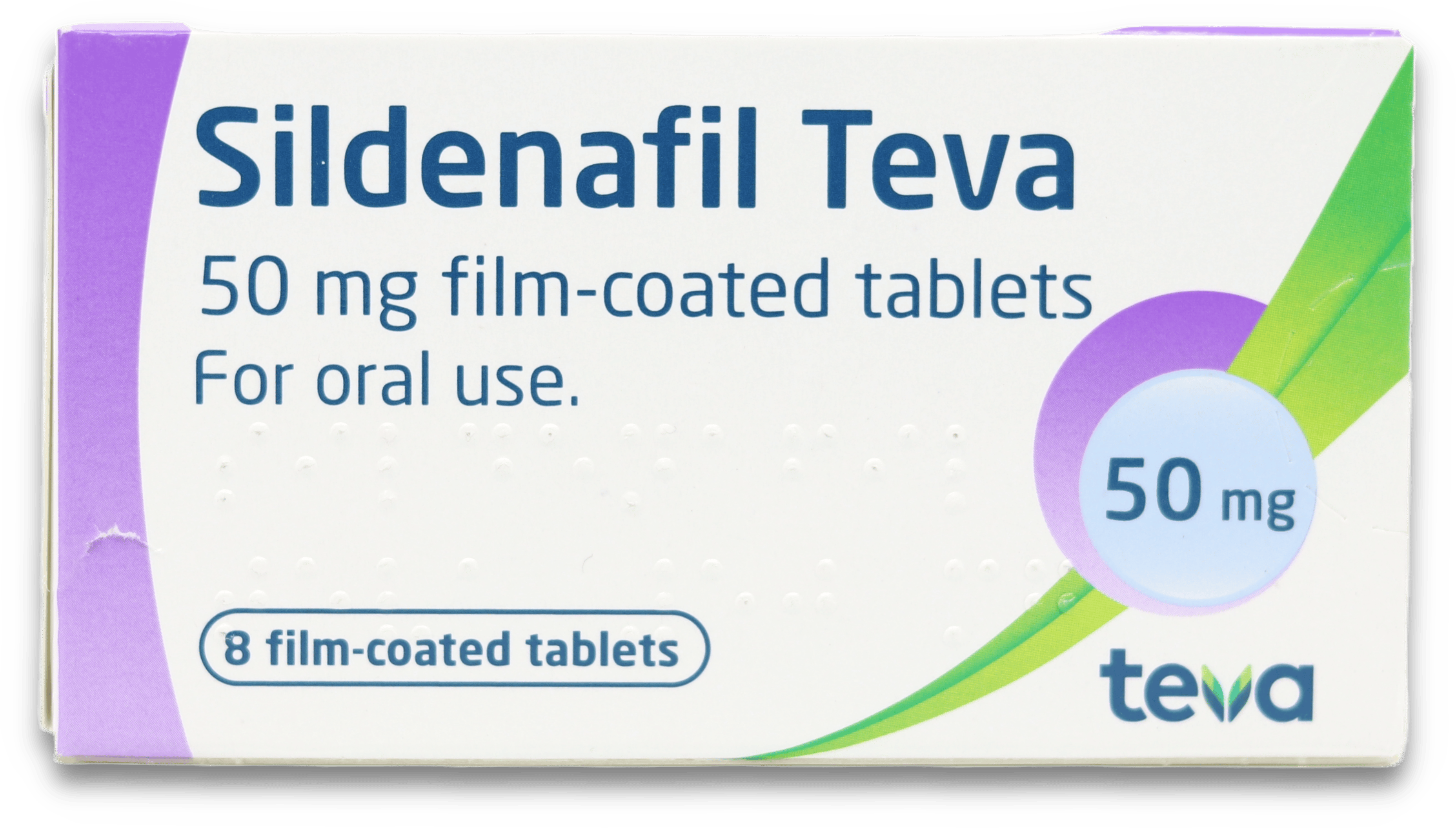 Sildenafil Teva 50mg 8 Tablets