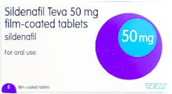 Sildenafil Teva 50mg (PGD) 8 Tablets