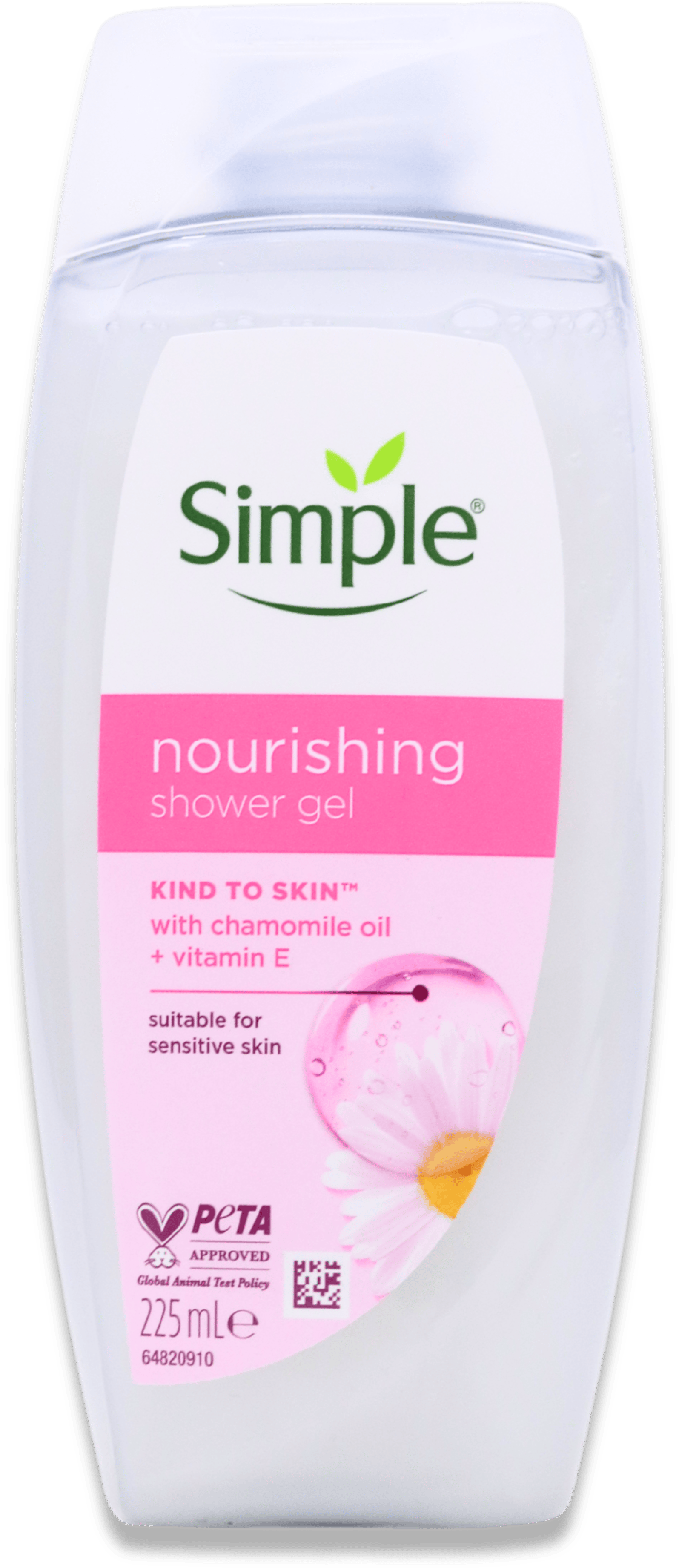 Simple Kind to Skin Nourishing Shower Gel 225ml