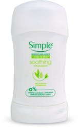 Simple Soothing Antiperspirant Deodorant 40ml