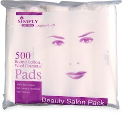 Simply Cotton Cosmetic Cotton Pads 500 Pack