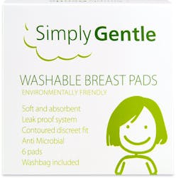 Simply Gentle Washable Breast Pads 6 Pads
