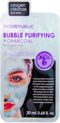 Skin Republic Bubble Purifying Charcoal Sheet Face Mask 25ml