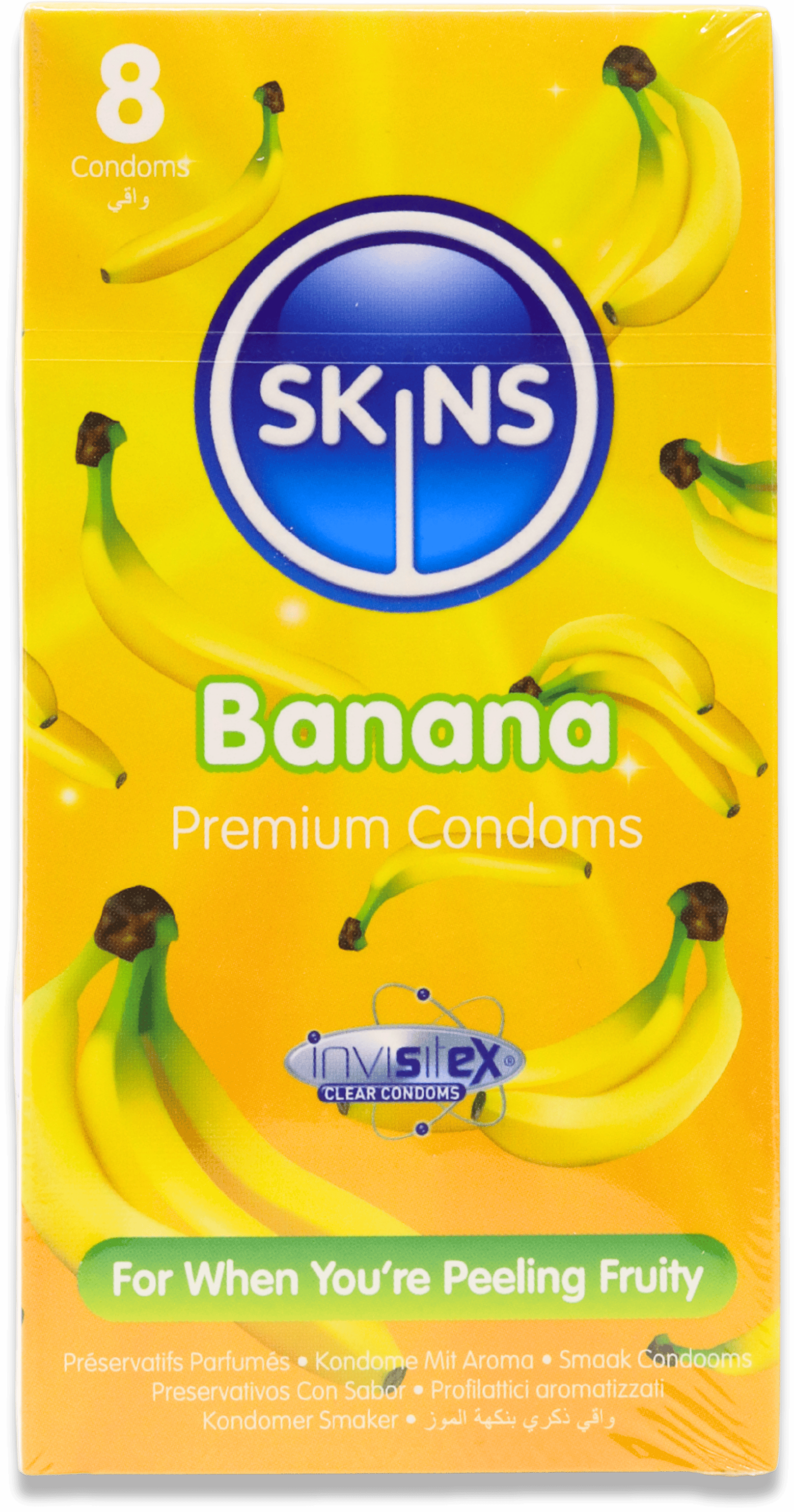 Skins Banana Condoms 8 Pack