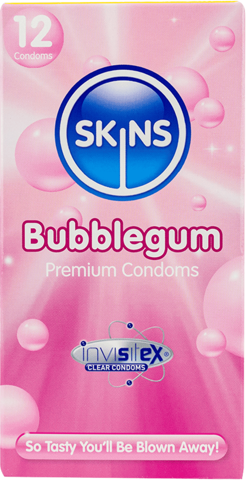Skins Bubblegum Condoms 12 Pack