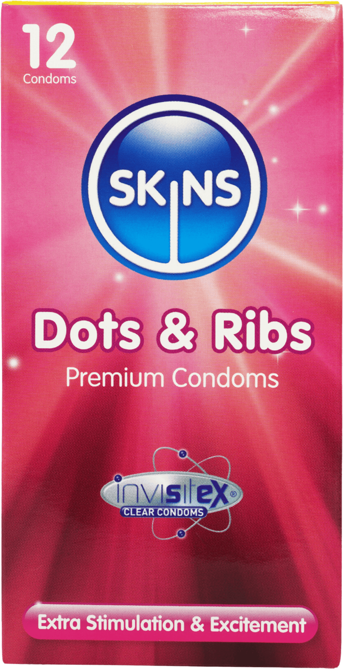Skins Dots & Ribs Condoms 12 Pack