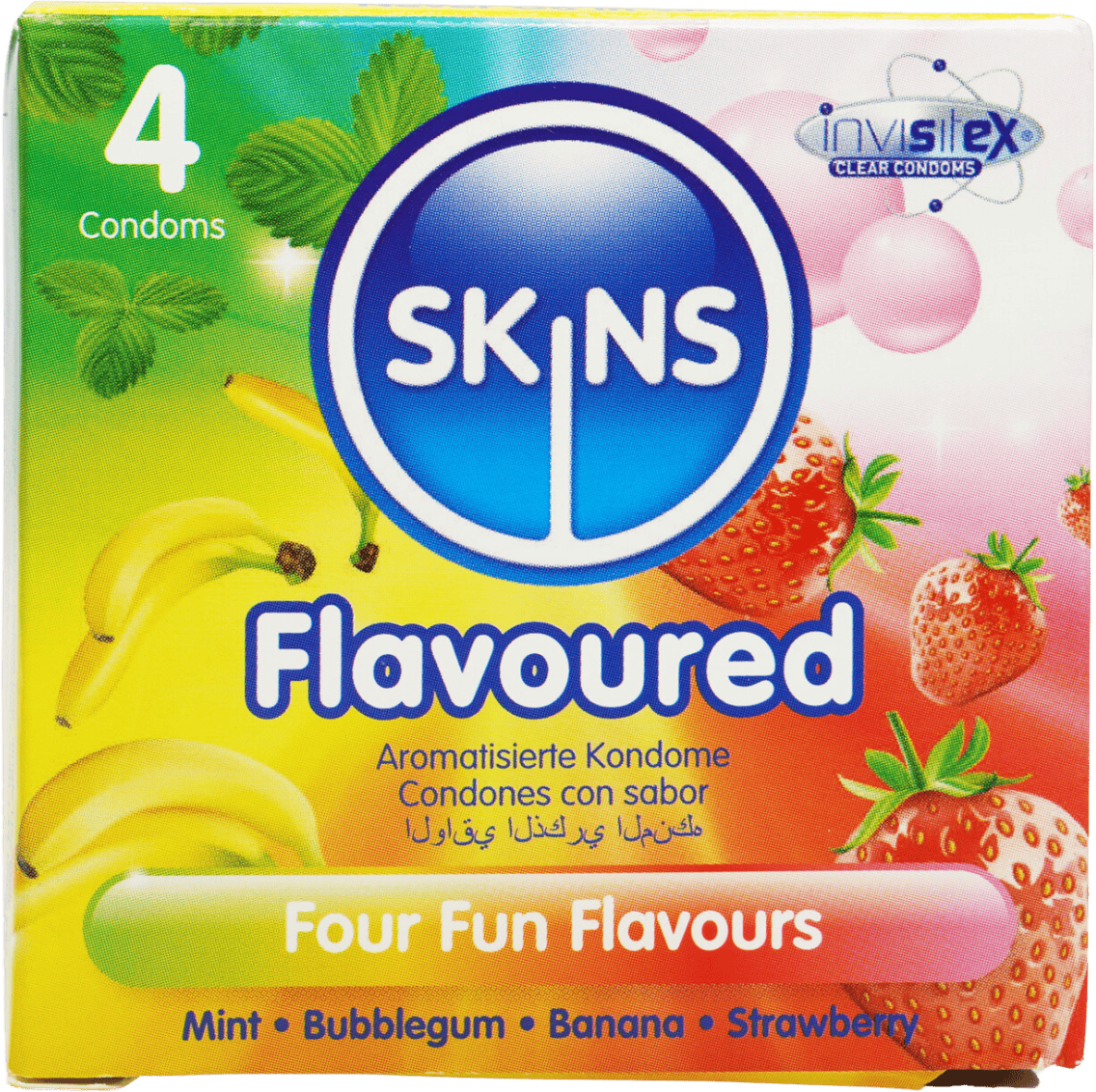 Skins Flavoured Condoms 4 Pack