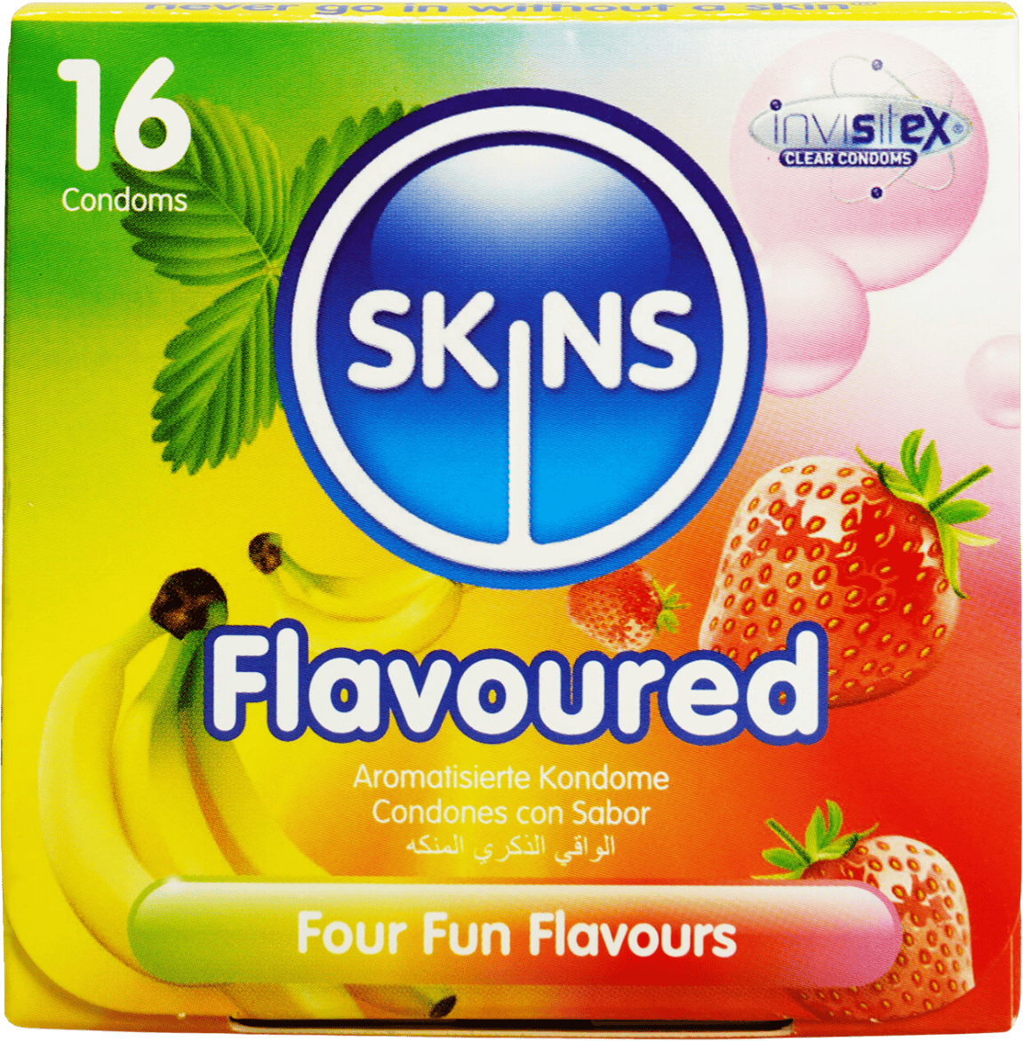 Skins Flavoured Condoms 16 Pack