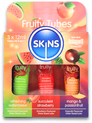Skins Fruity Tubes Assorted Pack 3 x 12ml