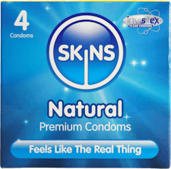 Skins Natural Condoms 4 Pack