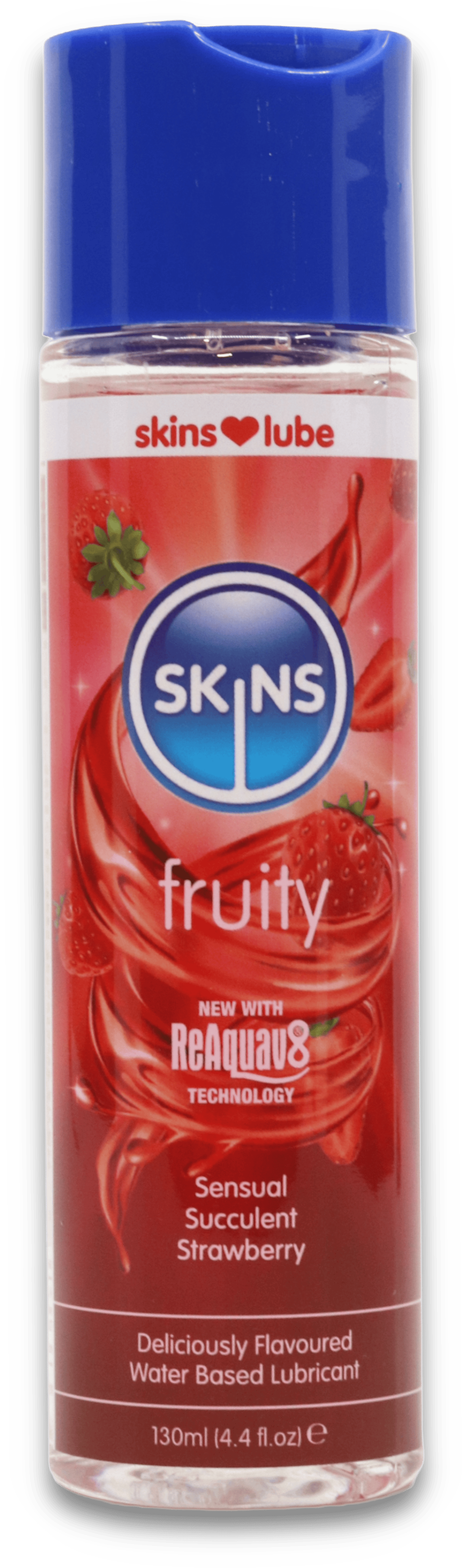 Skins Strawberry Water Based Lubricant 130ml