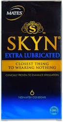 Skyn Non-Latex Condoms Extra Lube 6 Pack