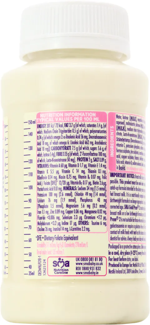 SMA Gold Prem 2 Post Discharge Formula 200ml - 3