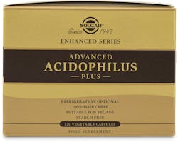 Solgar Advanced Acidophilus Plus 120 Capsules