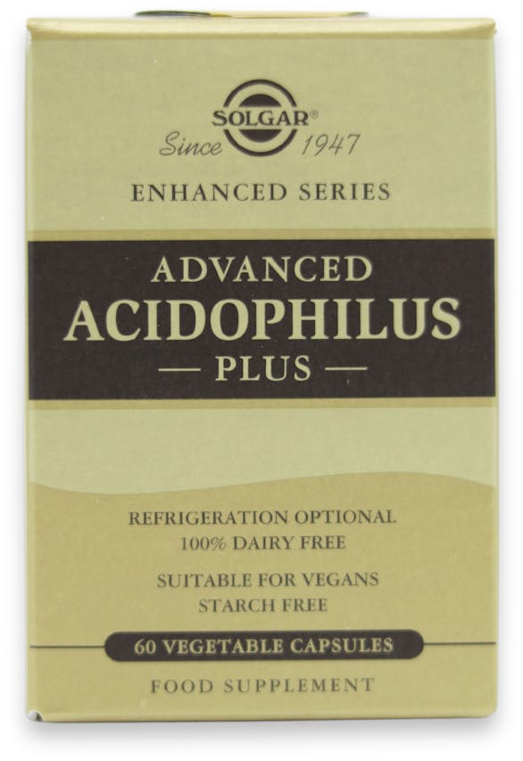 Solgar Advanced Acidophilus Plus 60 Capsules - 2