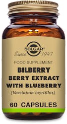 Solgar Bilberry Berry Extract with Blueberry 60 Capsules