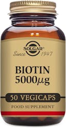 Solgar Biotin 5000µg Vegetable Capsules 50s