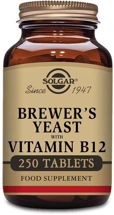 Buy Solgar Brewer's Yeast With Vitamin B12 250 Tablets | Medino